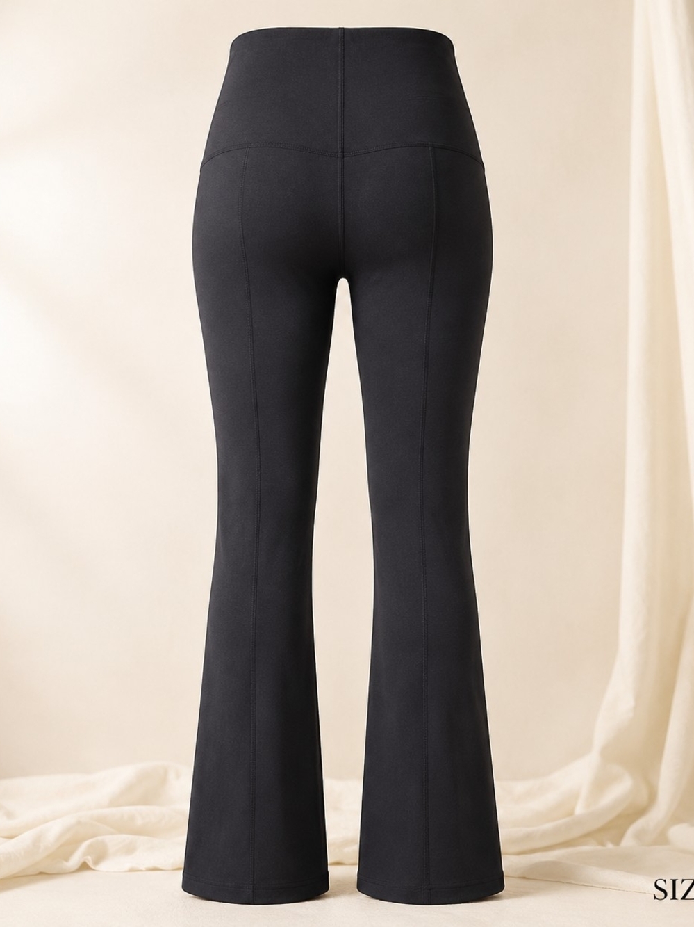 HALARA Black High-Rise Flare Leggings